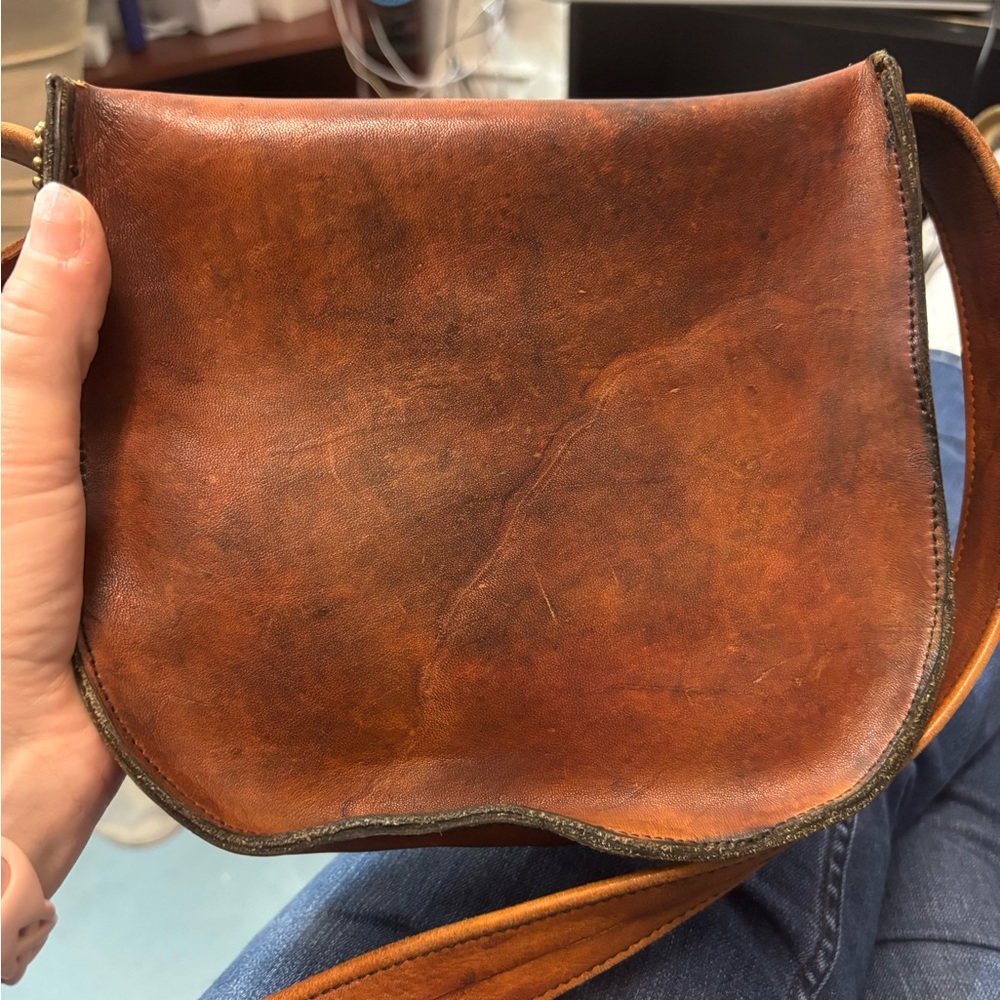 Vintage Bill Jones brown leather satchel - Picture 5 of 11